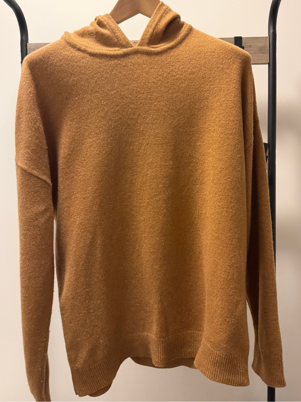 REISS - Macho Long Sleeve Merino Wool Hoodie